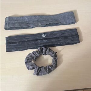 lululemon athletica Gray/Charcoal Hair Accessories Set - 3 Pieces